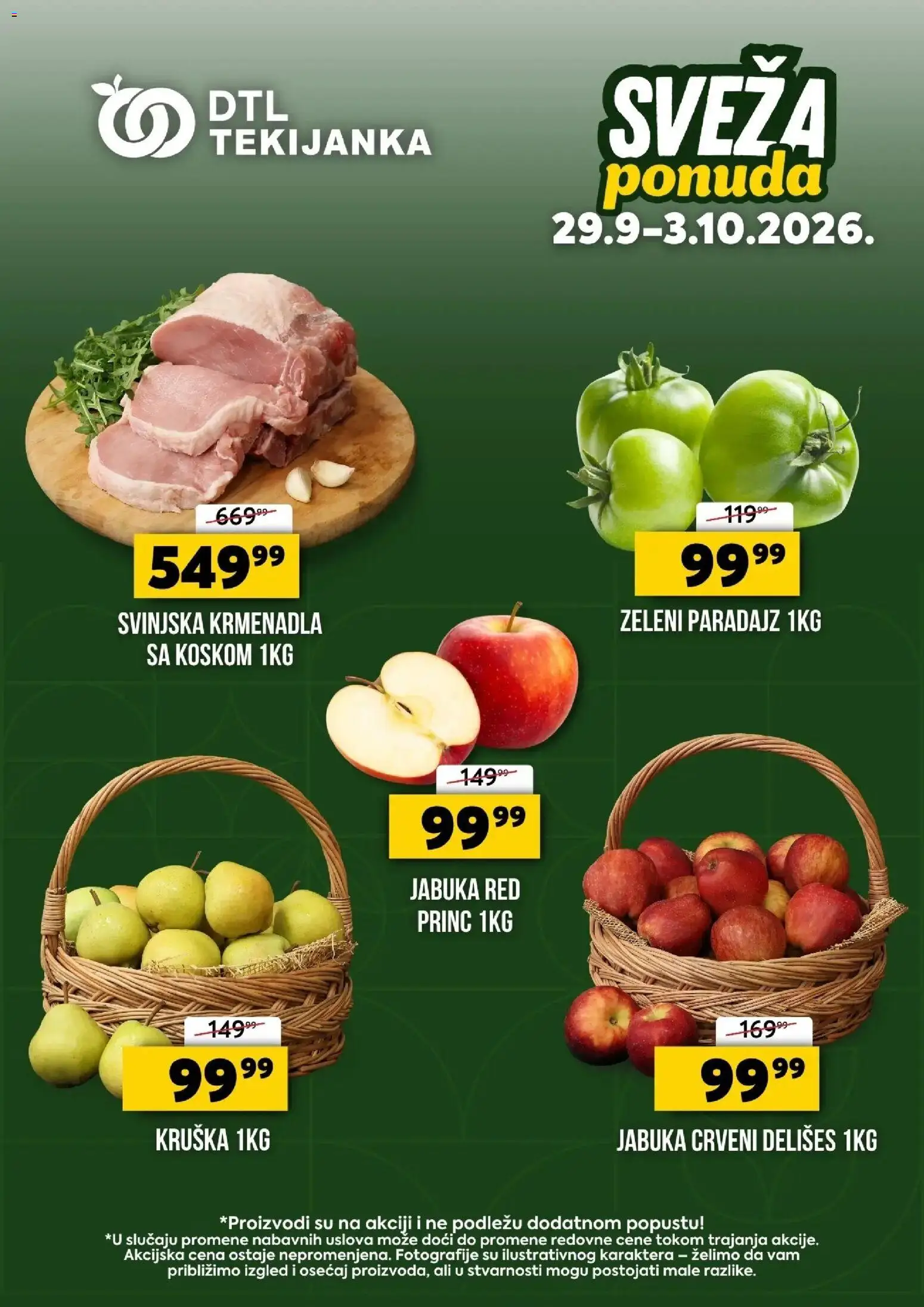 Pregled Tekijanka kataloga - važi od 29.09.2026 - Paradajz, Krmenadla, Svinjska krmenadla