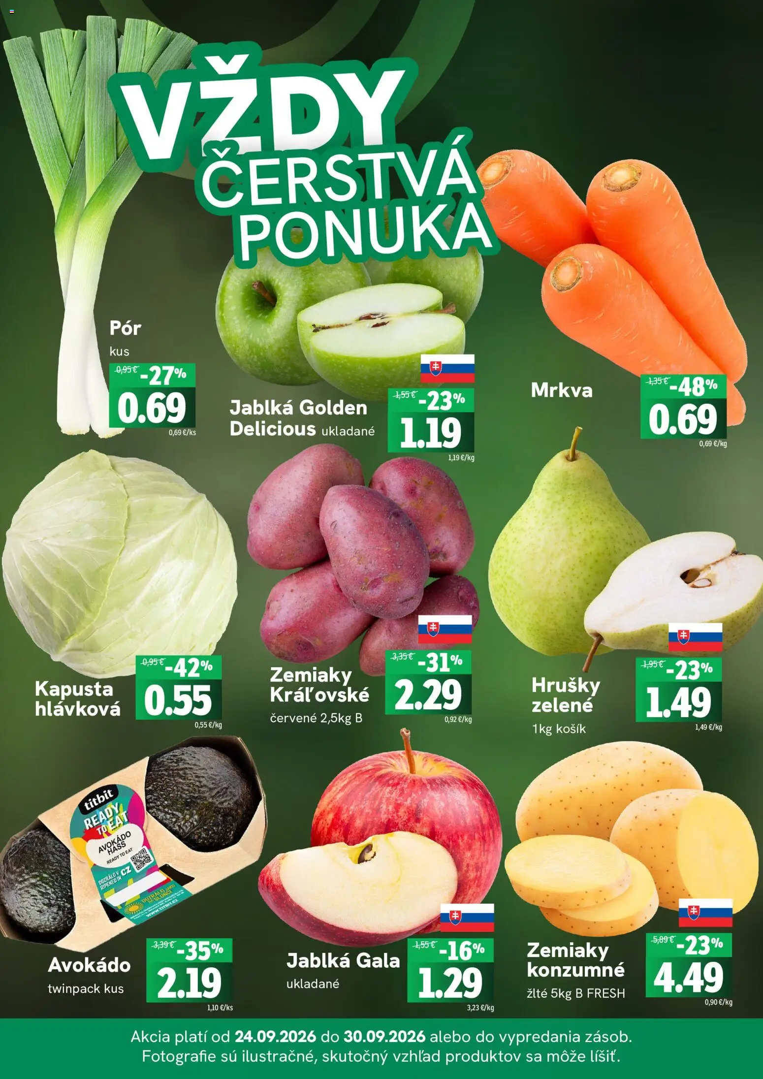 Náhľad Fresh letáku platného od 24.09.2026