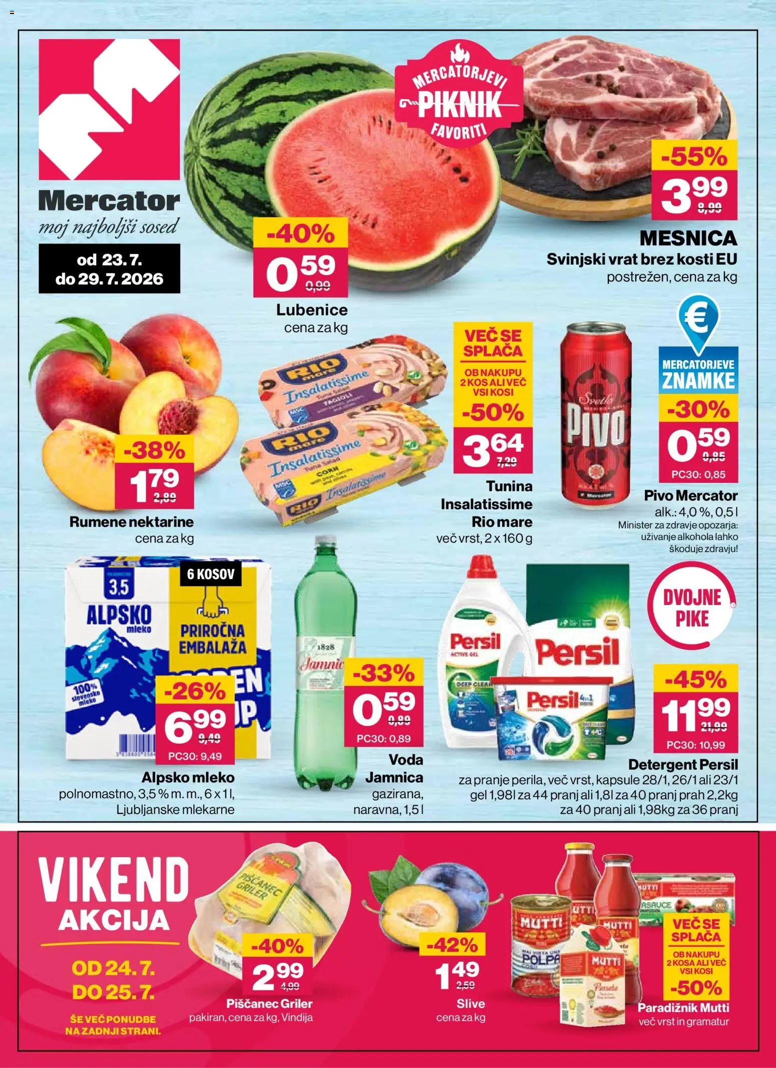 Predogled kataloga iz trgovine Mercator veljaven od 23.07.2026