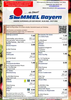 Vorschau von dem Prospekt des Geschäftes Simmel, gültig ab dem 29.06.2026