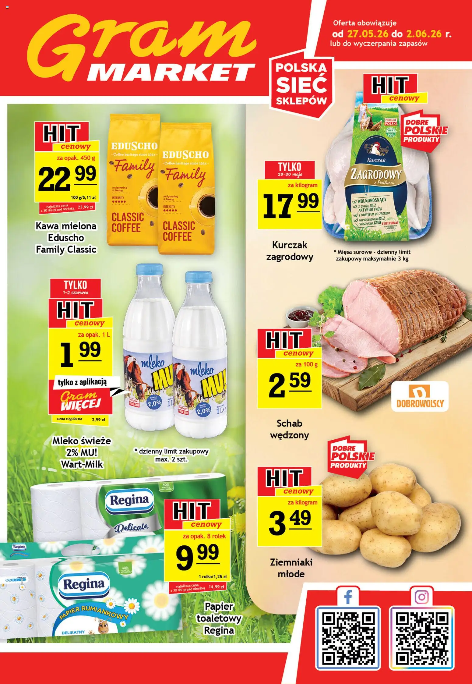 Pogląd gazetki "Gram Market gazetka" ze sklepu Gram Market ważnej od 27.05.2026