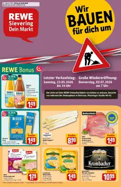 Vorschau von dem Prospekt des Geschäftes Rewe, gültig ab dem 17.05.2026