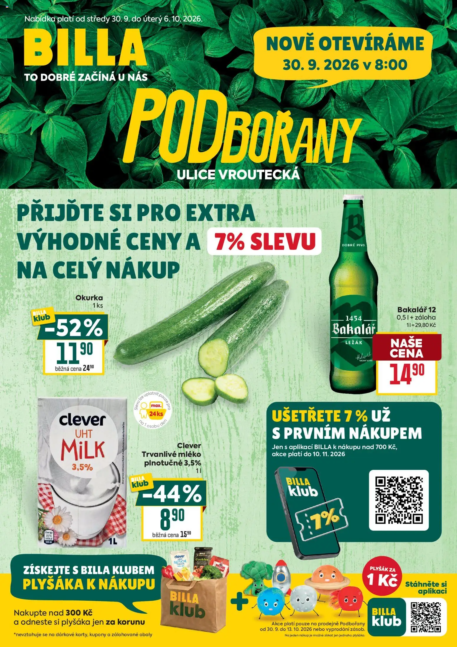 Náhled nabídky: Billa Billa leták - Podbořany platný od 30.09.2026