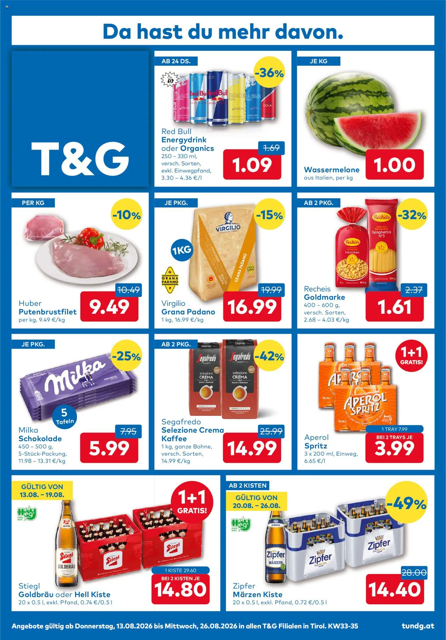 Vorschau der Angebote: T&G T&G Flugblatt gültig ab 13.08.2026