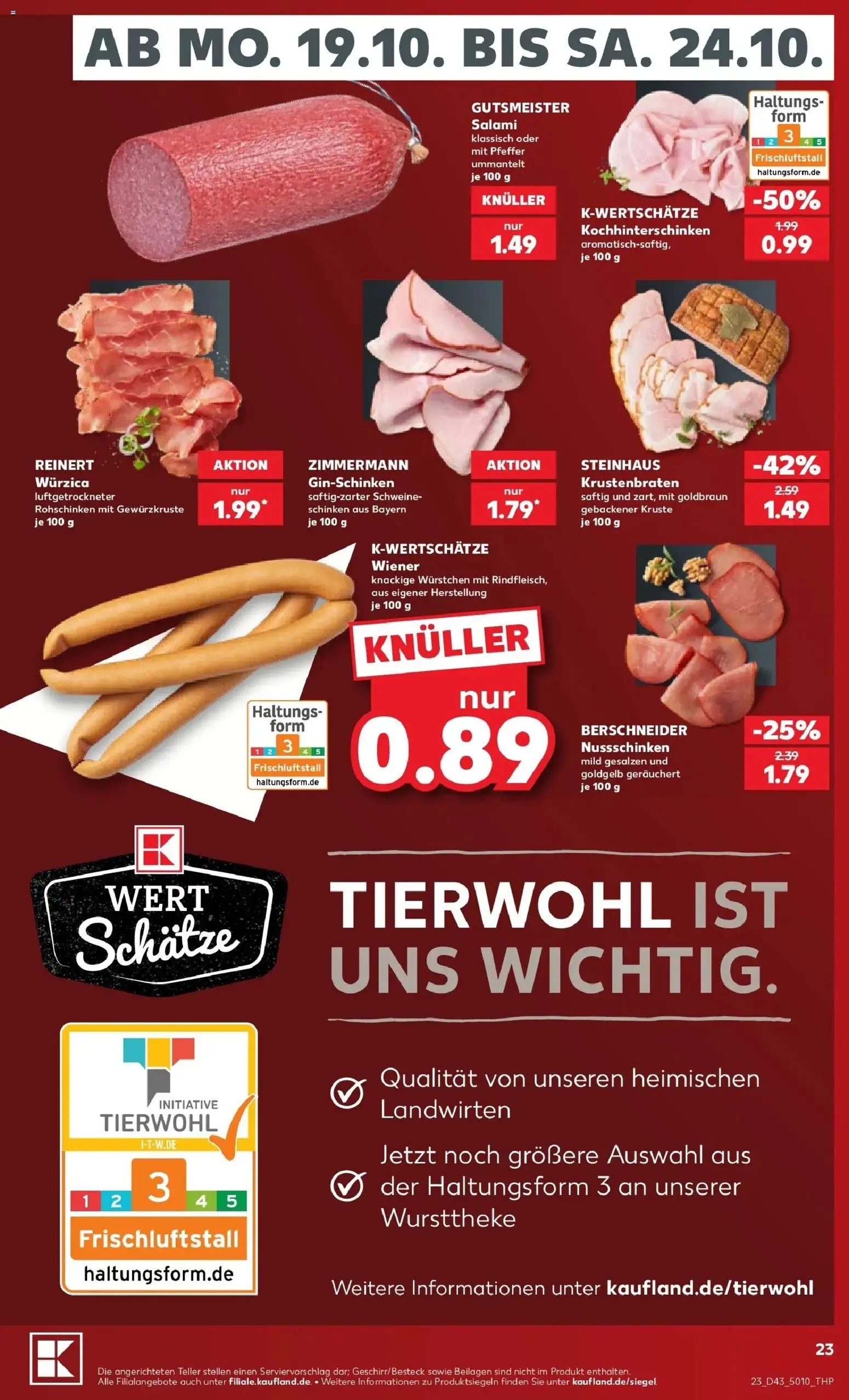 Vorschau von dem Prospekt des Geschäftes Kaufland, gültig ab dem 19.10.2026