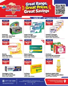 Preview of Africa Cash & Carry flyer valid from 12/09/2026