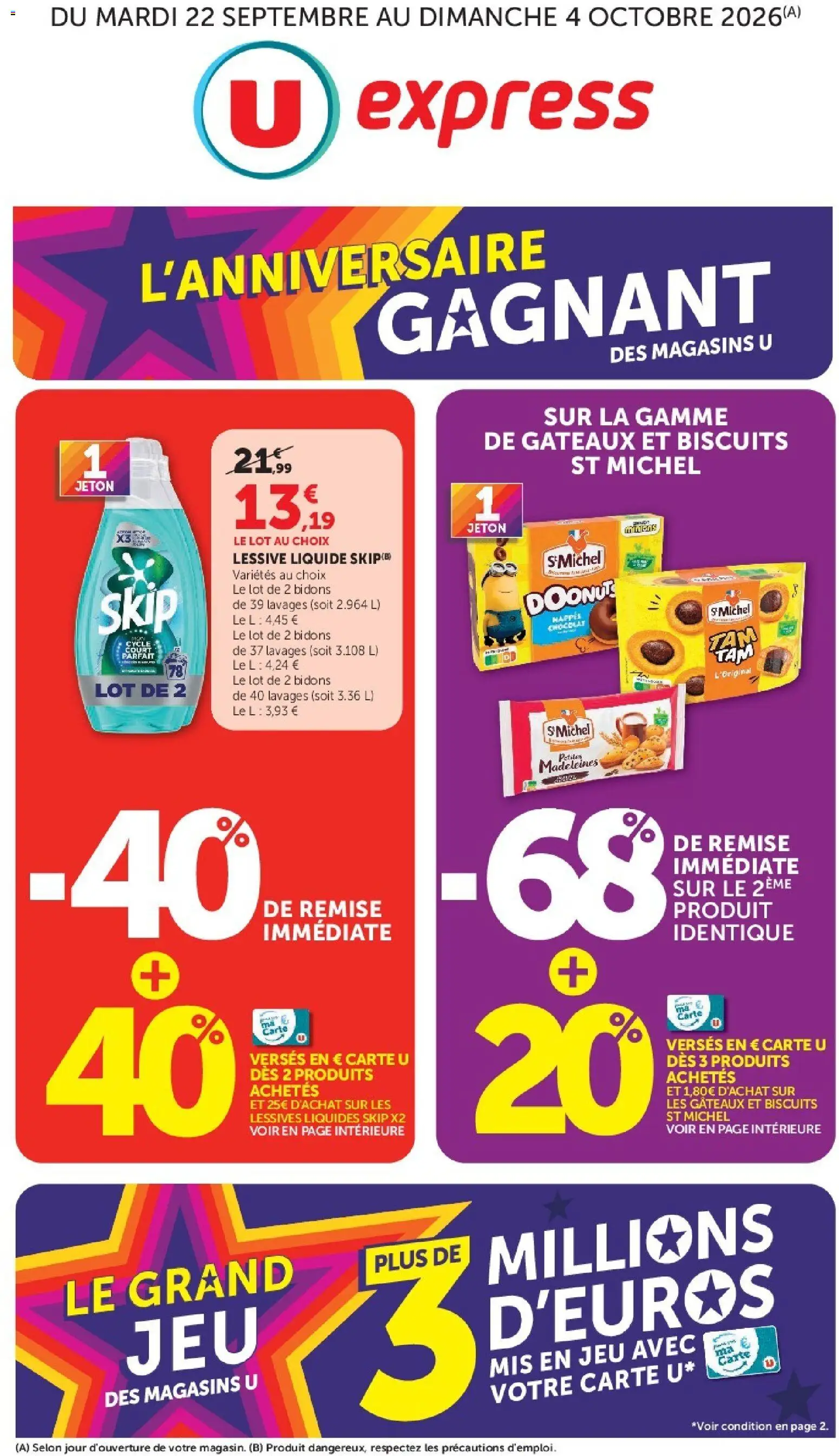 Prévisualisation de U Express catalogue du magasin U Express formulaire valide 22/09/2026