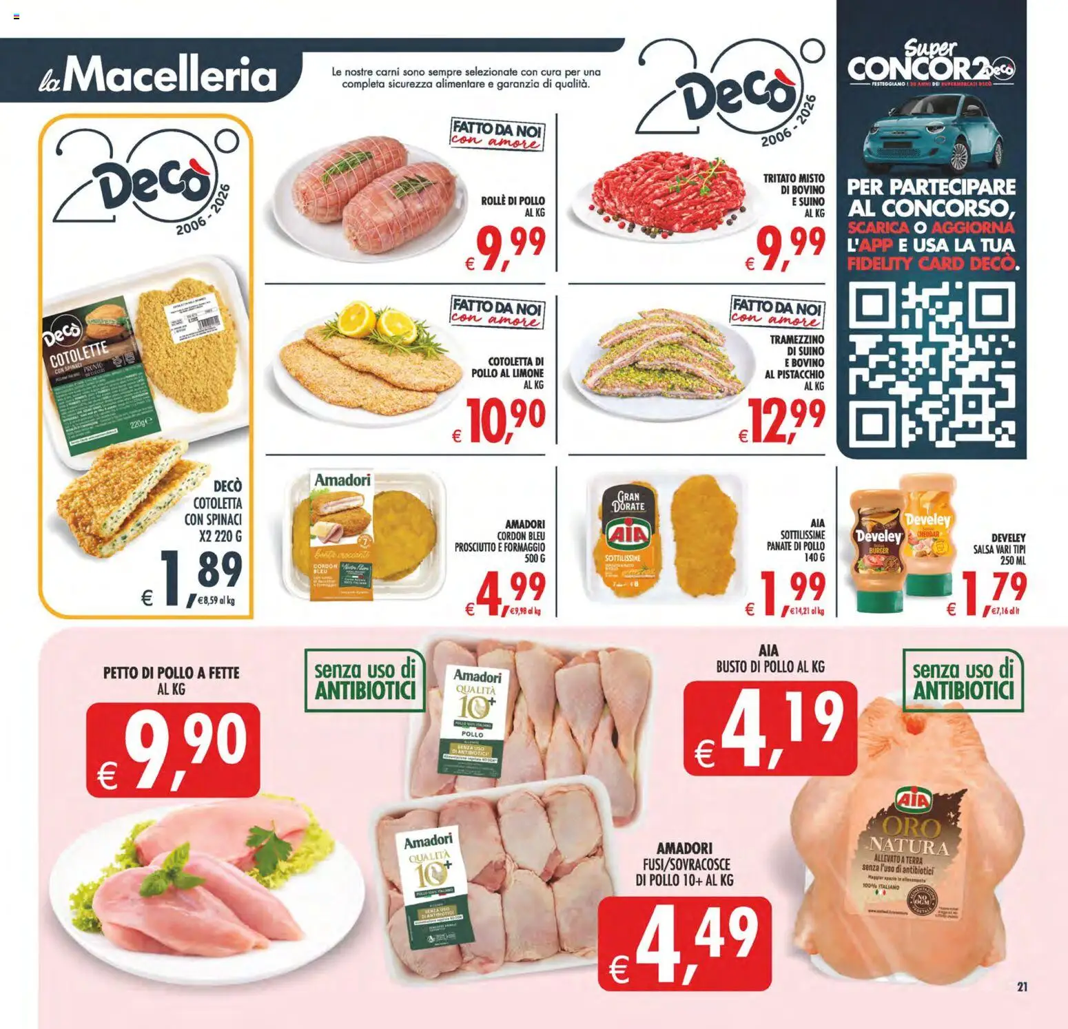 Anteprima dell'opuscolo Decò volantino Maxistore, Supermercati Lipari dal negozio Decò valido da 23/10/2026 - Pollo, Terra, Tramezzino, Bovino, Pistacchio, Spinaci, Cheddar, Salsa