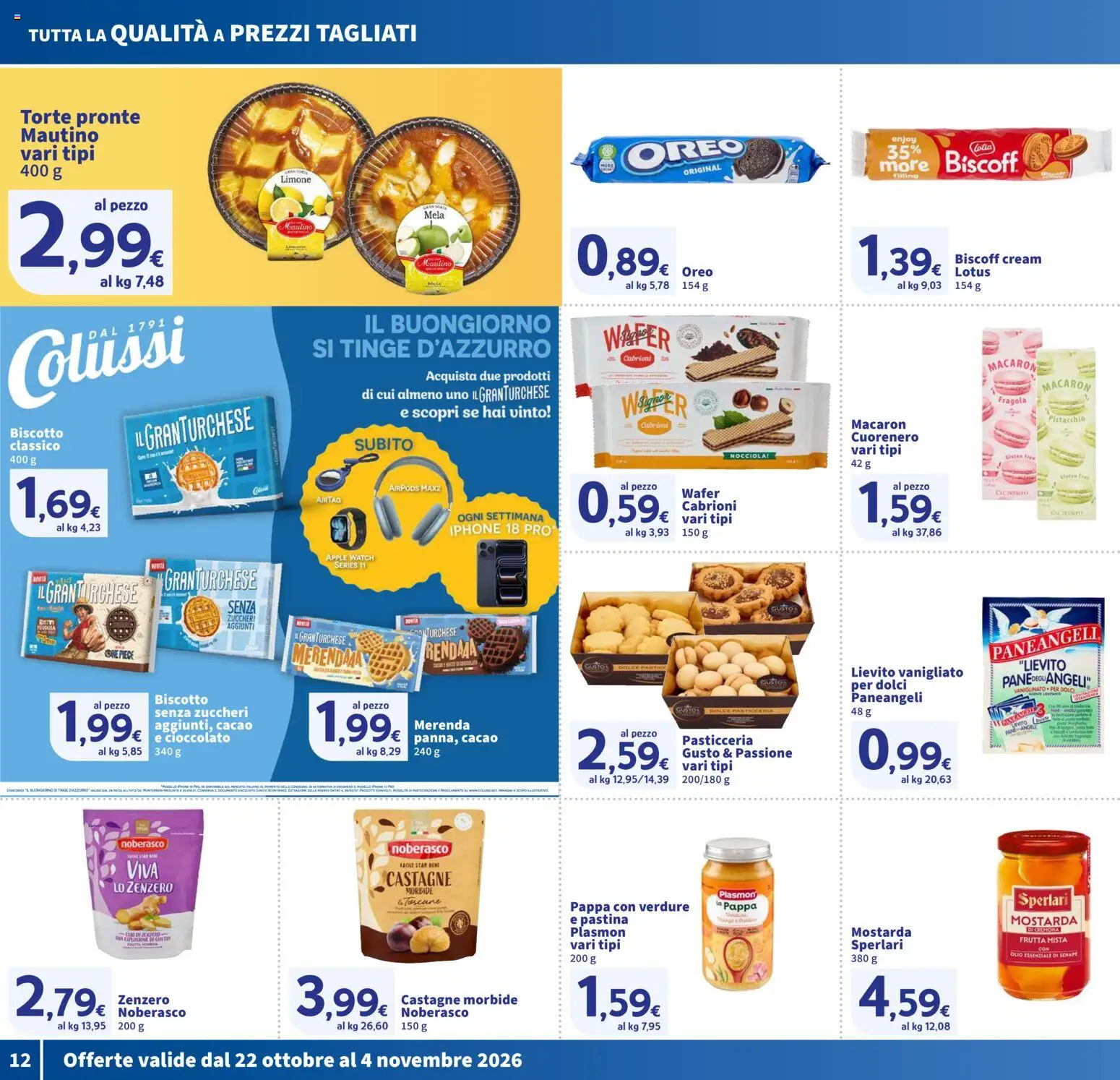Anteprima dell'opuscolo SIGMA volantino Toscana dal negozio SIGMA valido da 22/10/2026 - Pane, Dolci, Cioccolato, Frutta, Zenzero, Pistacchio, Cacao, Oreo