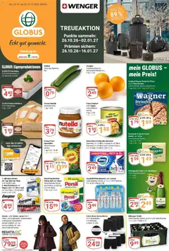 Vorschau von dem Prospekt des Geschäftes Globus, gültig ab dem 26.10.2026
