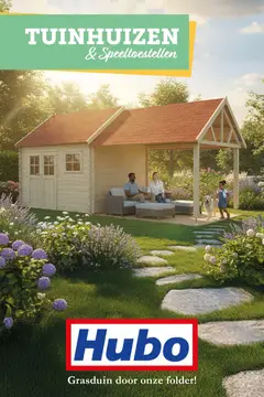 Prévisualisation de Tuinhuis catalogus du magasin Hubo formulaire valide 23/02/2026