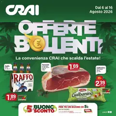 Anteprima dell'opuscolo CRAI volantino Offerte bollenti dal negozio CRAI valido da 06/08/2026