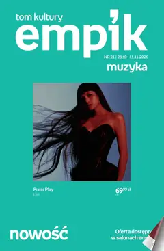 Pogląd gazetki "Empik promocje - Tom kultury Muzyka" ze sklepu Empik ważnej od 28.10.2026
