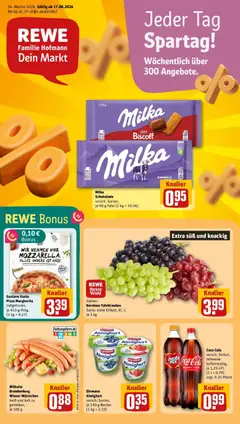 Vorschau von dem Prospekt des Geschäftes Rewe, gültig ab dem 17.08.2026
