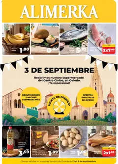 Vista previa del folleto de la tienda Alimerka válido desde el 03/09/2026 
