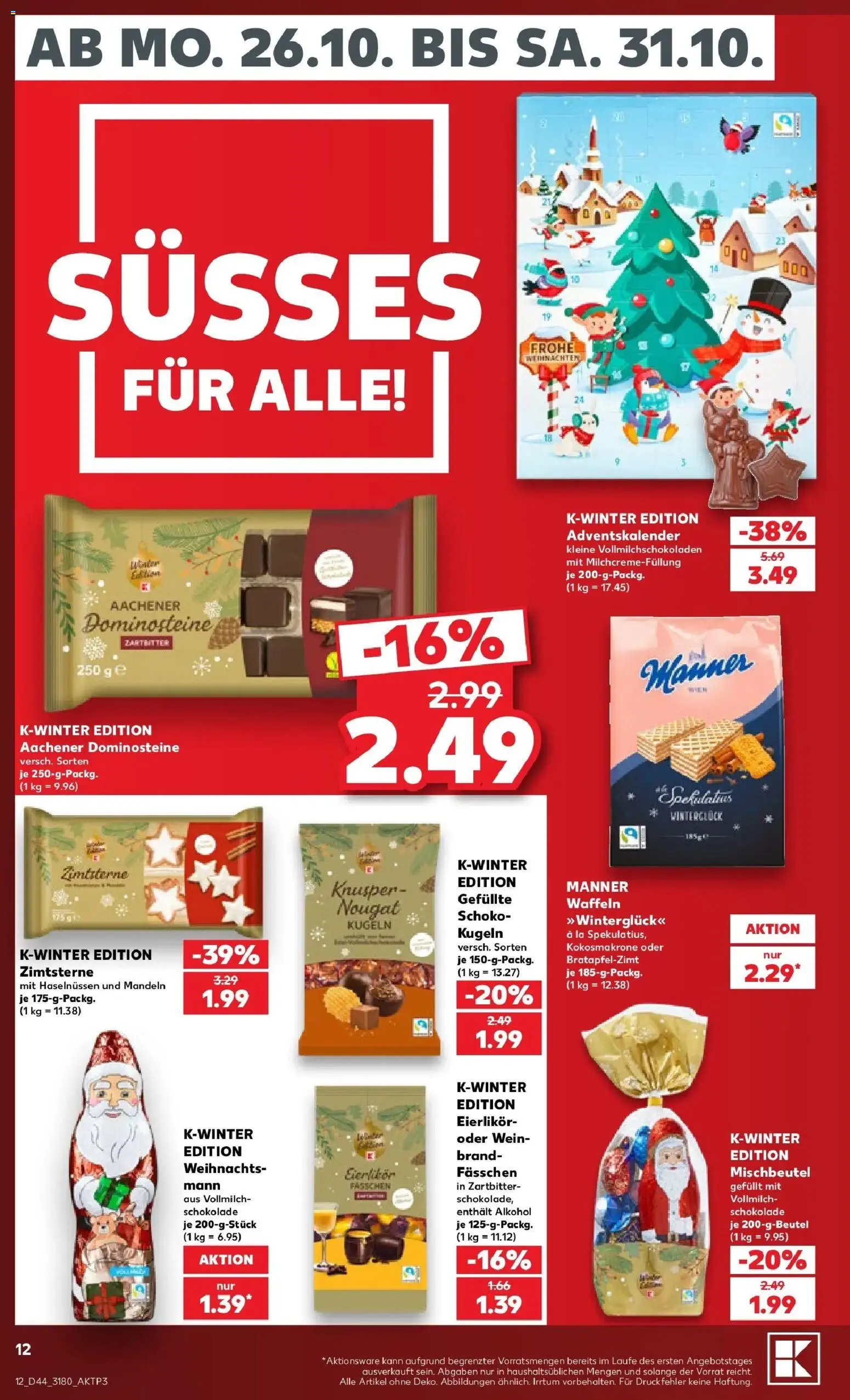 Vorschau von dem Prospekt des Geschäftes Kaufland, gültig ab dem 26.10.2026