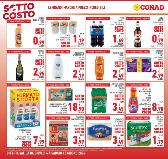 Nuovo volantino Conad dal 04/06