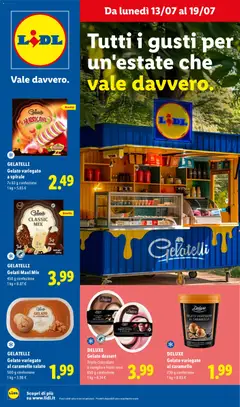 Anteprima dell'opuscolo Lidl volantino Gelato dal negozio Lidl valido da 13/07/2026