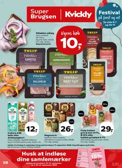 Eksempel på tilbudsavis Super Brugsen - Tilbudsavis uge 37 fra butik Super Brugsen gyldig fra 11/09/2026