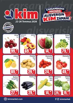 Kim Market Kim Market - Çarşambadan Pazara - Marmara 22.07.2026 - Broşürünün önizlemesi