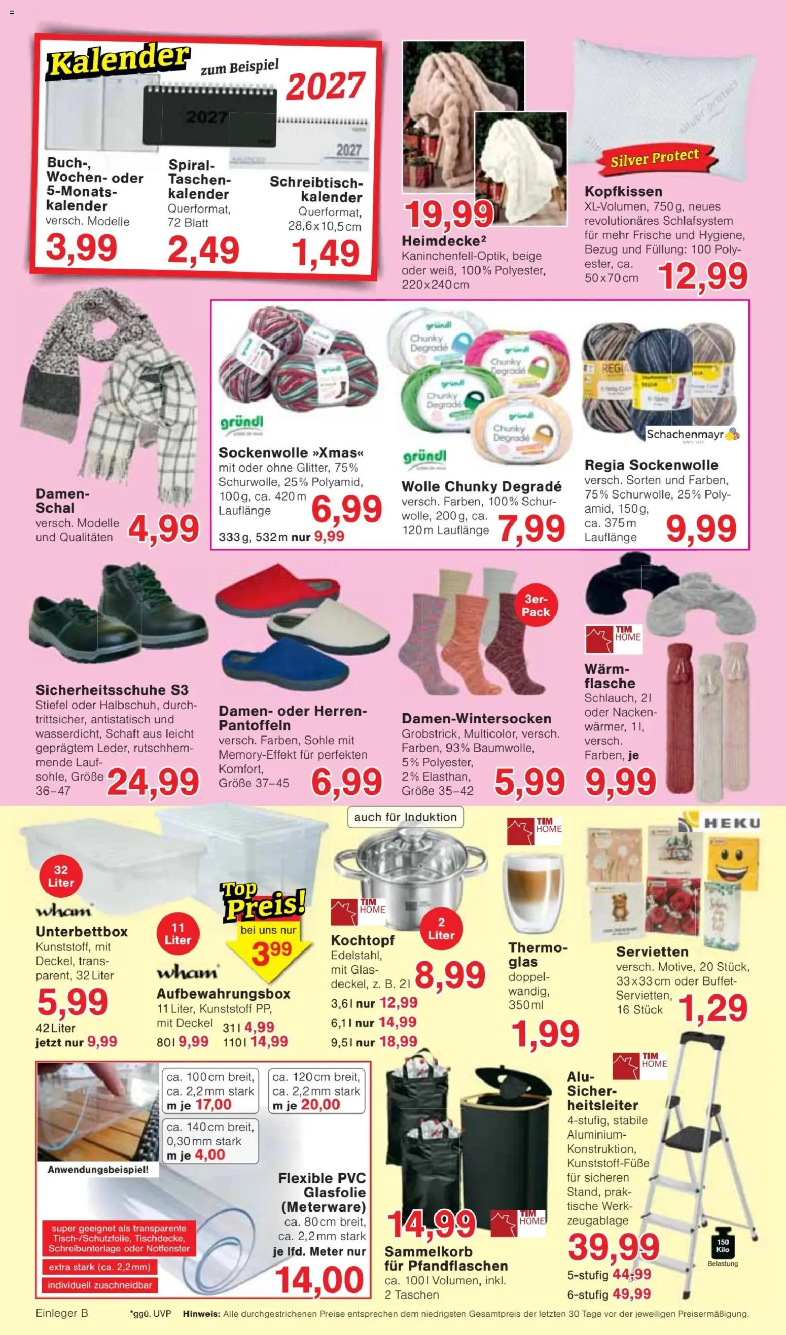 Vorschau von dem Prospekt des Geschäftes Jawoll, gültig ab dem 02.11.2026 - Stiefel, Taschen, Schal, Kopfkissen