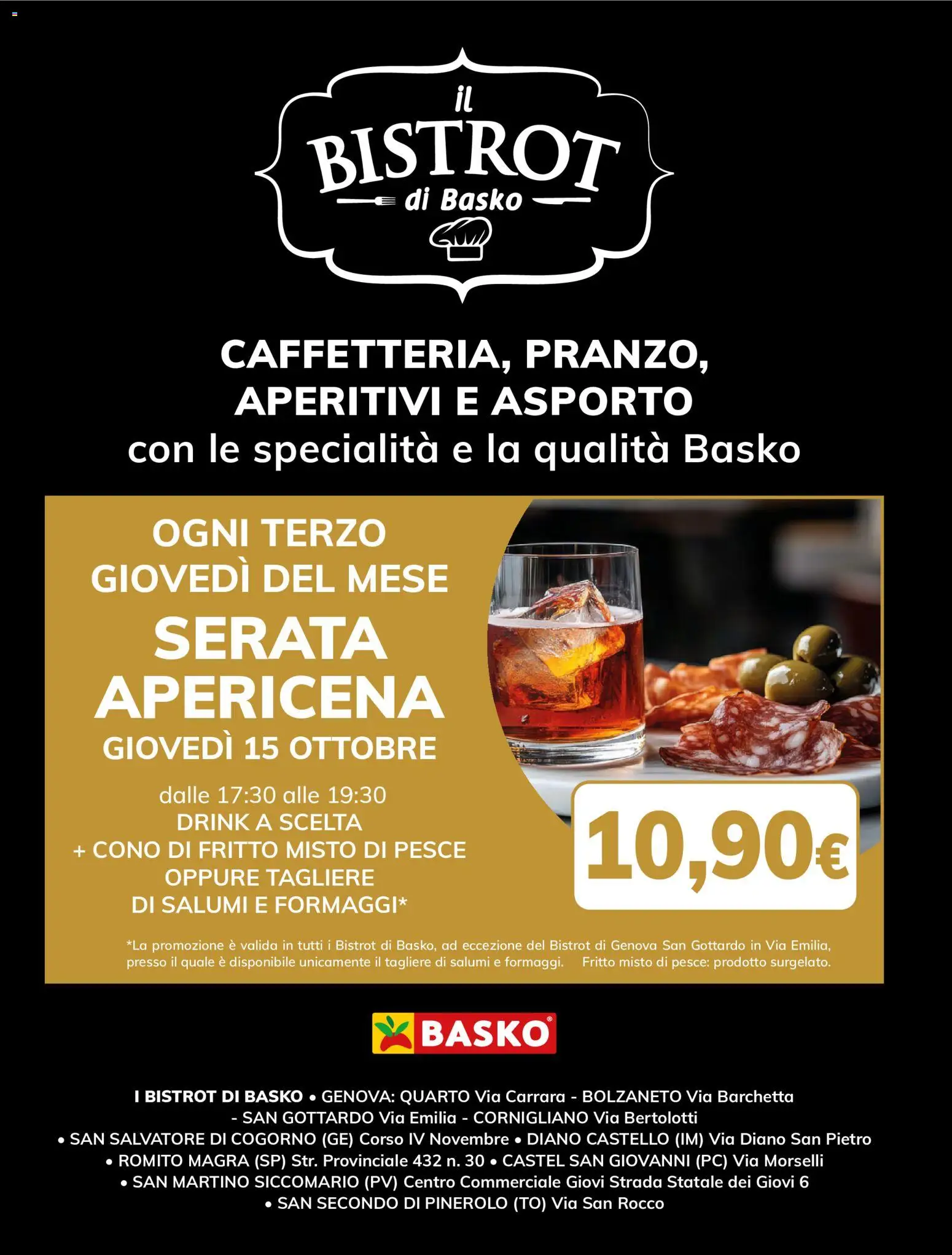 Anteprima dell'opuscolo Basko volantino Magazine ottobre dal negozio Basko valido da 12/10/2026 - PC, Pesce, Tagliere, Specialità
