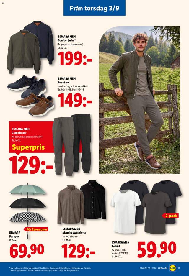 Nytt Lidl reklamblad från 31/08