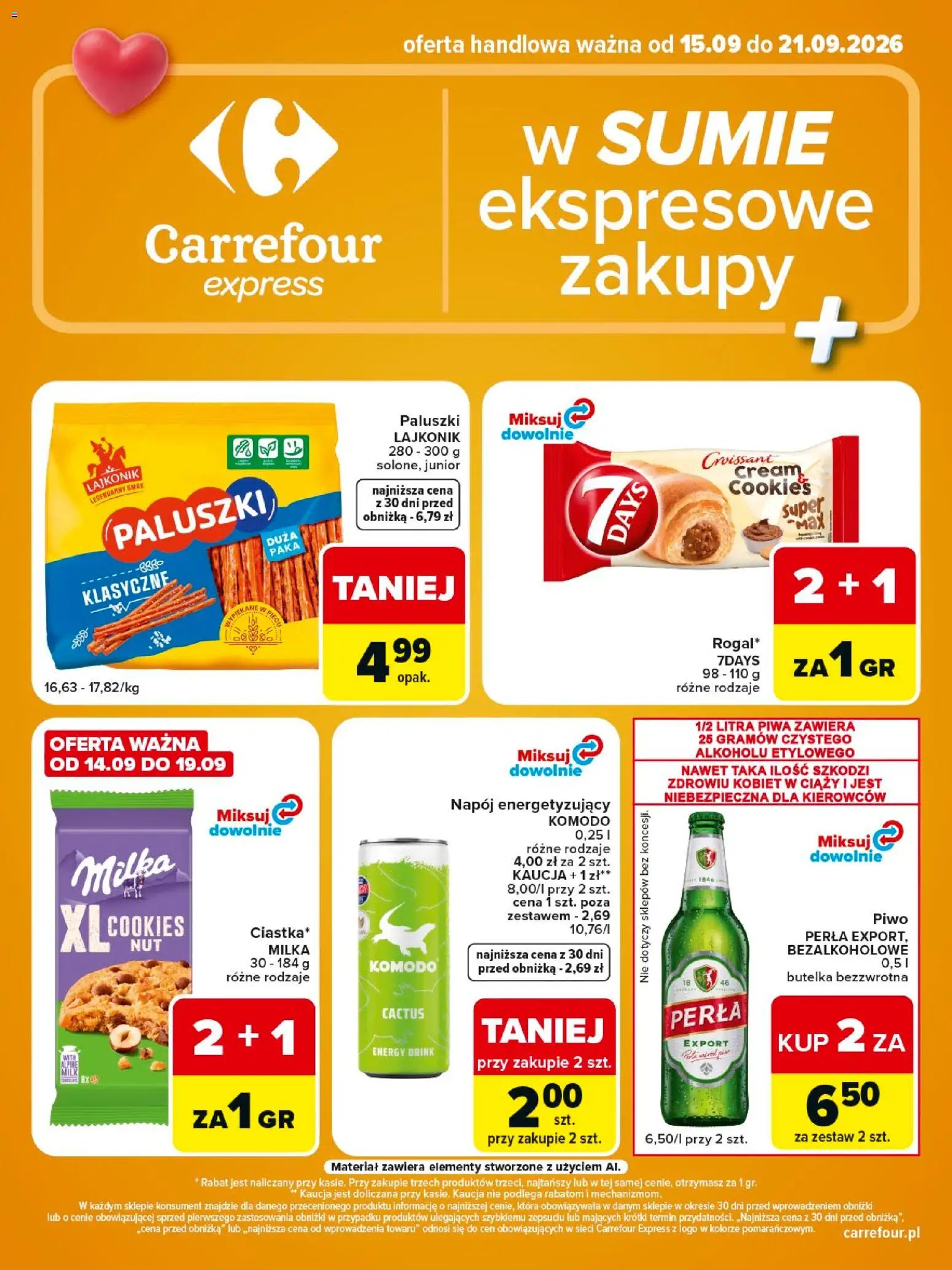 Pogląd gazetki "Carrefour gazetka - Express II" ze sklepu Carrefour ważnej od 15.09.2026