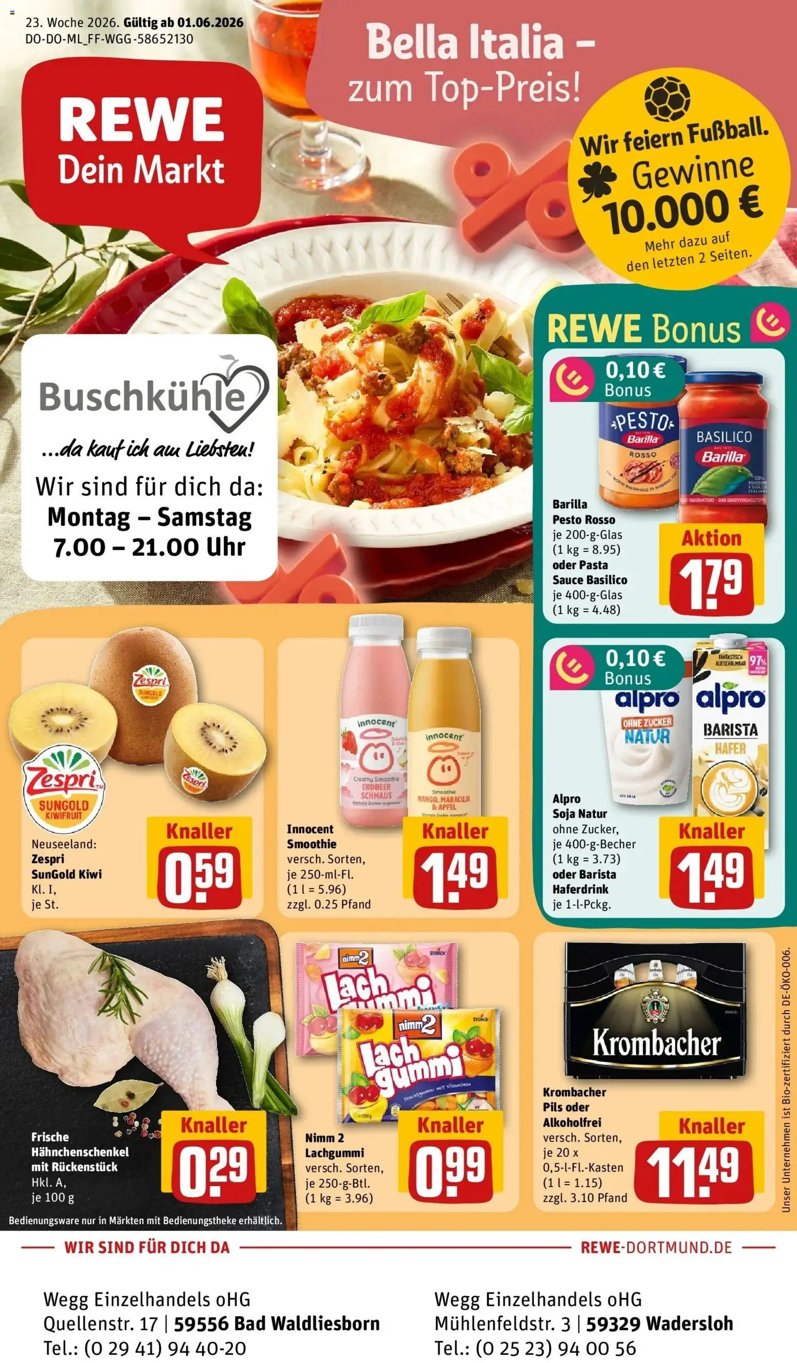 Vorschau von dem Prospekt des Geschäftes Rewe, gültig ab dem 01.06.2026
