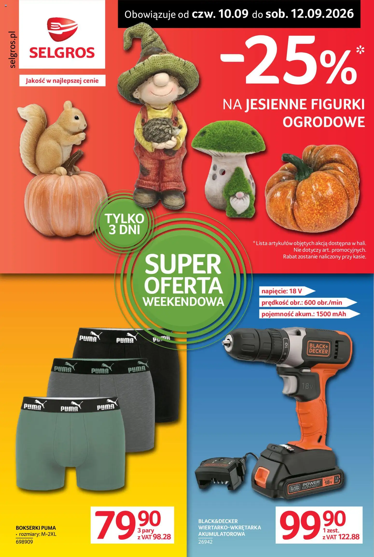 Pogląd gazetki "Selgros cash&carry gazetka - Oferta weekendowa" ze sklepu Selgros cash&carry ważnej od 10.09.2026