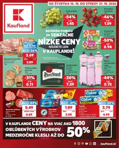 Kaufland SK - Kaufland SK akciós újság megtekintése, amely érvényes 2026.10.15.-től