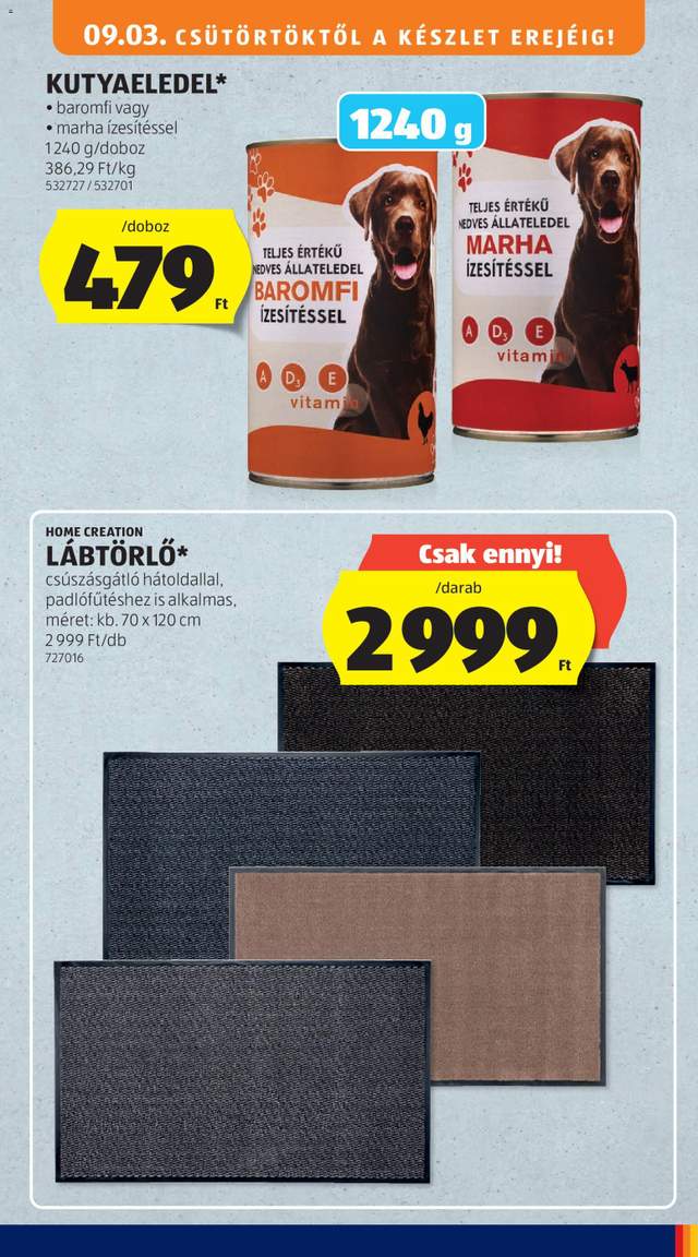 Új Aldi akciós újság 09.03.