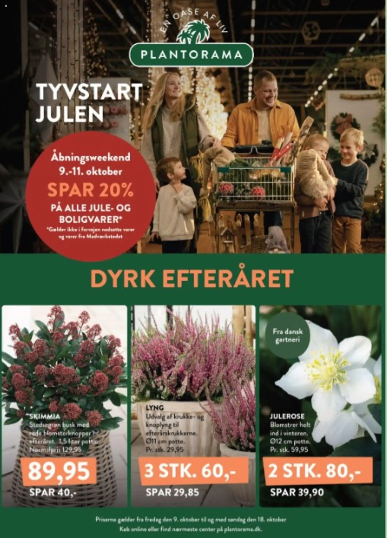 Eksempel på tilbudsavis Plantorama - Tilbudsavis fra butik Plantorama gyldig fra 12/10/2026 - Krukke