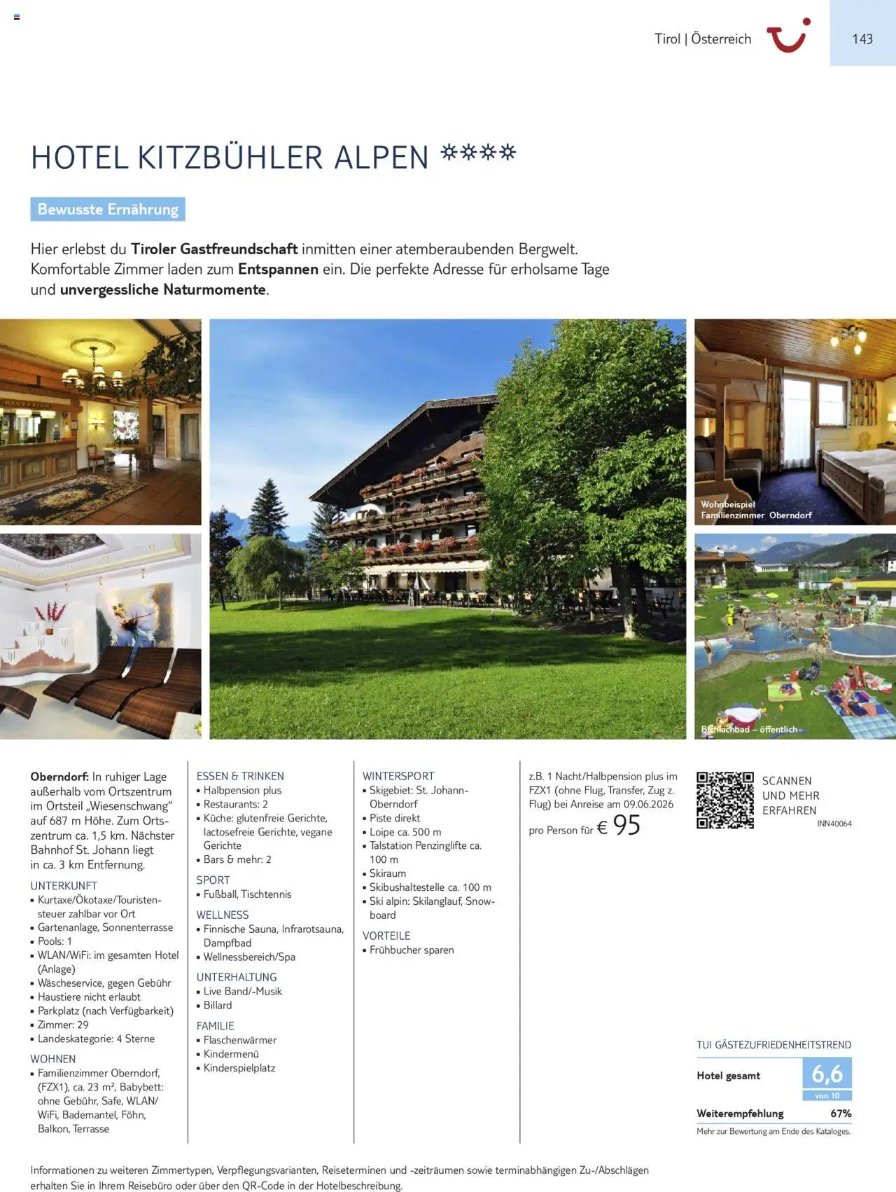 Vorschau von dem Prospekt des Geschäftes TUI, gültig ab dem 01.11.2025 - Küche, Gerichte, Ski, Babybett