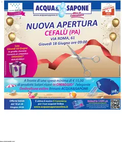 Anteprima dell'opuscolo Acqua e Sapone volantino dal negozio Acqua e Sapone valido da 18/06/2026