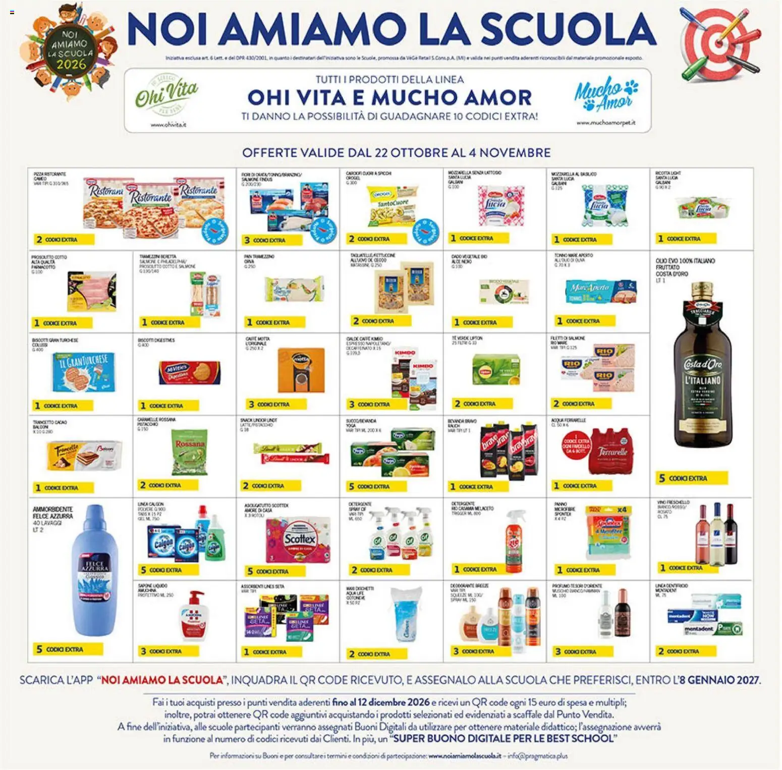 Anteprima dell'opuscolo Coal volantino dal negozio Coal valido da 22/10/2026 - Caffè, Carciofi, Scaffale, Ammorbidente, Cacao, Kimbo, Ferrarelle, Detergente