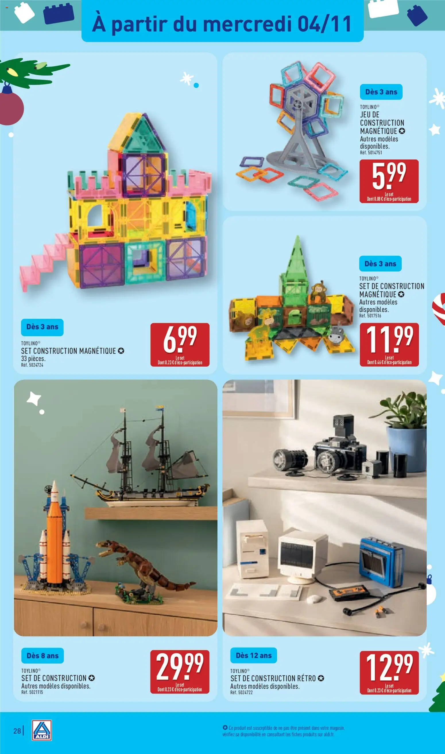 Prévisualisation de Aldi catalogue du magasin Aldi formulaire valide 03/11/2026 - Jeu de construction magnétique