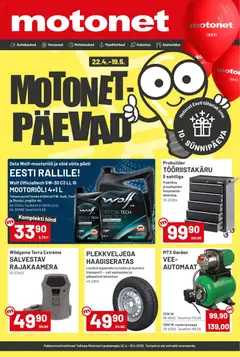 Kaupan Motonet Motonet - Motonet-päevad! esikatselu, voimassa 22/04/2026