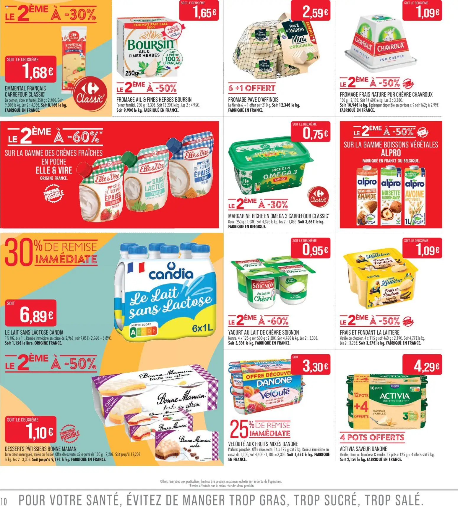 Prévisualisation de Match Supermarché - La match mania du magasin Match Supermarché formulaire valide 27/10/2026 - Fromage, Parfums, Fruits, Framboise, Lait Sans Lactose, Margarine, Alpro, Oméga