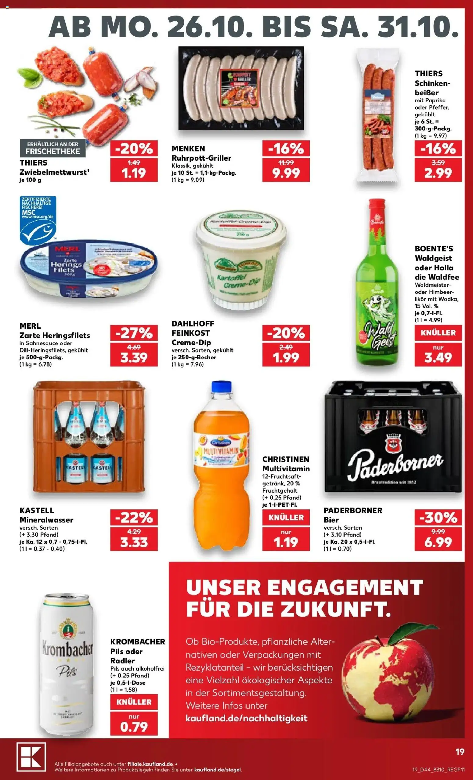 Vorschau von dem Prospekt des Geschäftes Kaufland, gültig ab dem 26.10.2026