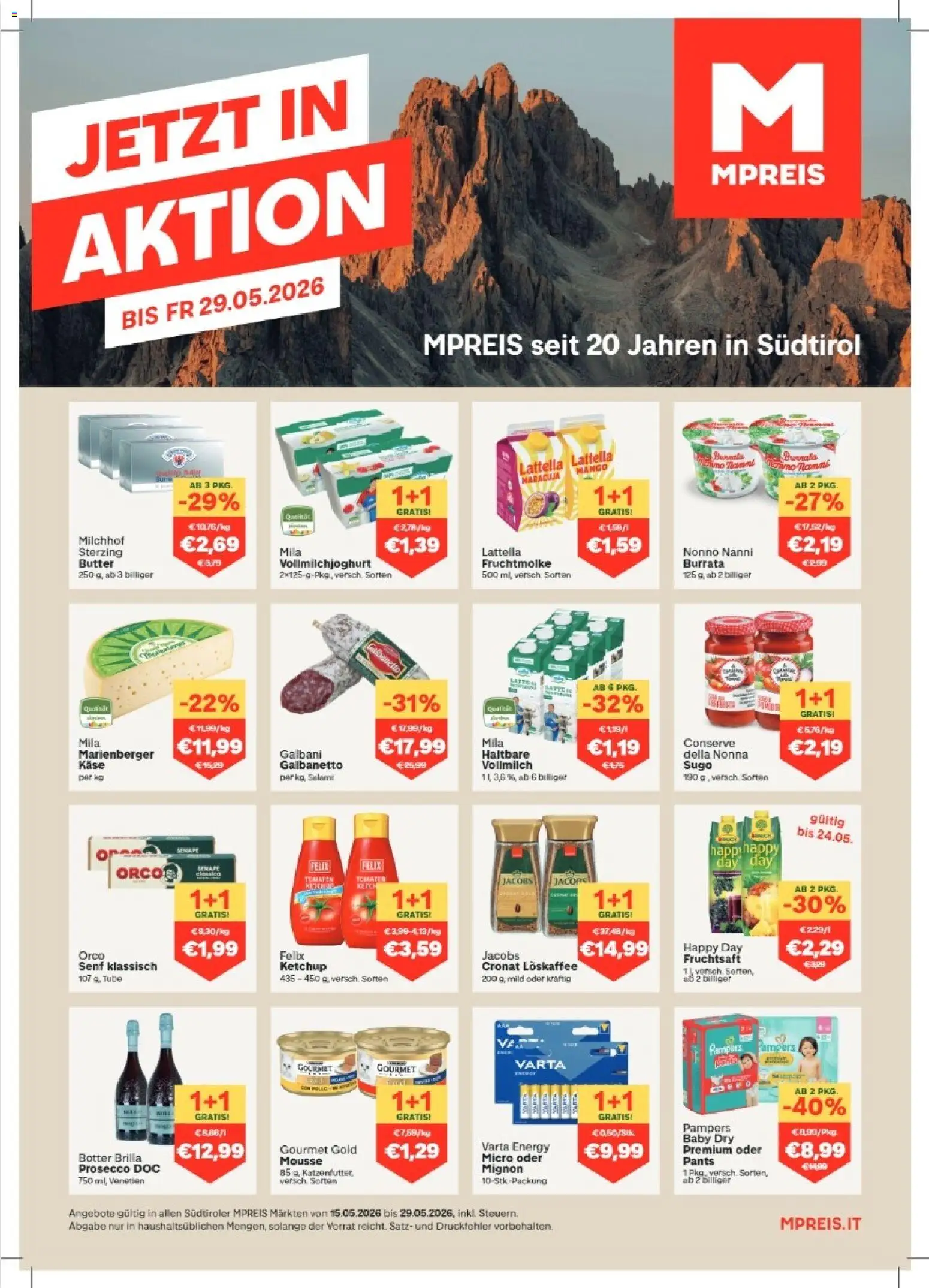 Vorschau der Angebote: MPREIS MPREIS Algund gültig ab 17.05.2026