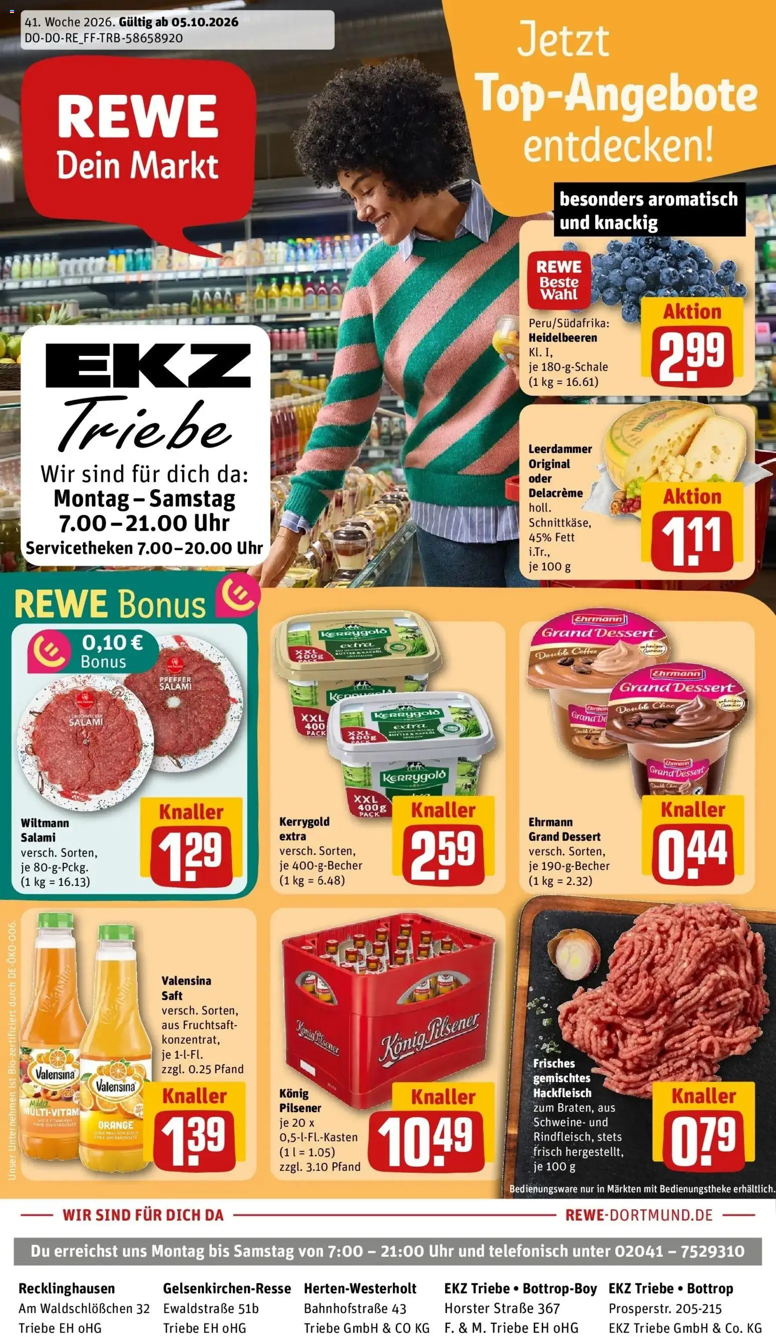 Vorschau von dem Prospekt des Geschäftes Rewe, gültig ab dem 05.10.2026