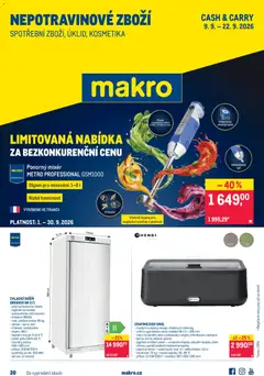 Náhled nabídky: Makro Makro leták - Nepotravinové zboží platný od 09.09.2026