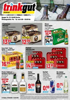 Vorschau von dem Prospekt des Geschäftes Trinkgut, gültig ab dem 07.09.2026