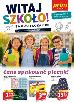 Pogląd gazetki "Prim Market gazetka - Witaj Szkoło" ze sklepu Prim Market ważnej od 03.08.2026