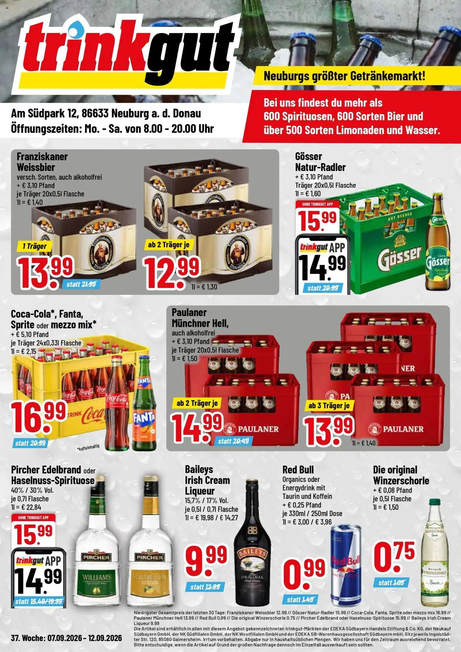 Vorschau von dem Prospekt des Geschäftes Trinkgut, gültig ab dem 07.09.2026