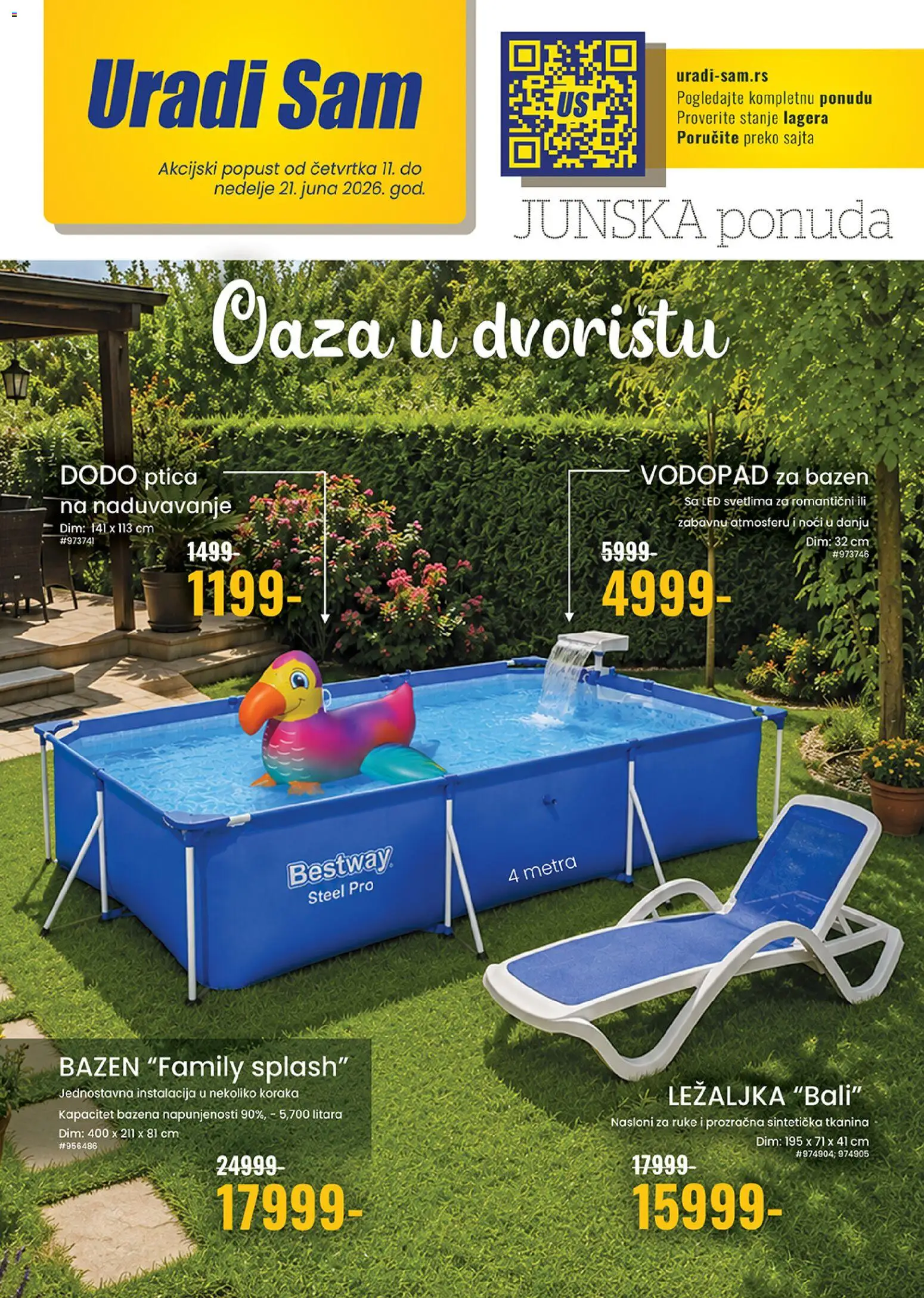 Pregled Uradi Sam kataloga - važi od 11.06.2026 - Ležaljka, Led