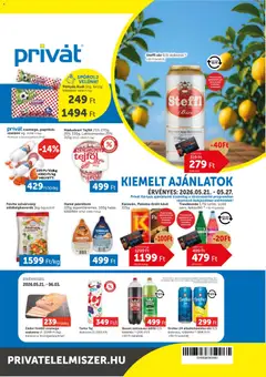PRIVÁT - PRIVÁT akciós újság megtekintése, amely érvényes 2026.05.21.-től