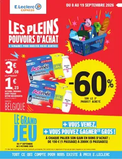Prévisualisation de E.Leclerc catalogue express du magasin E.Leclerc formulaire valide 08/09/2026