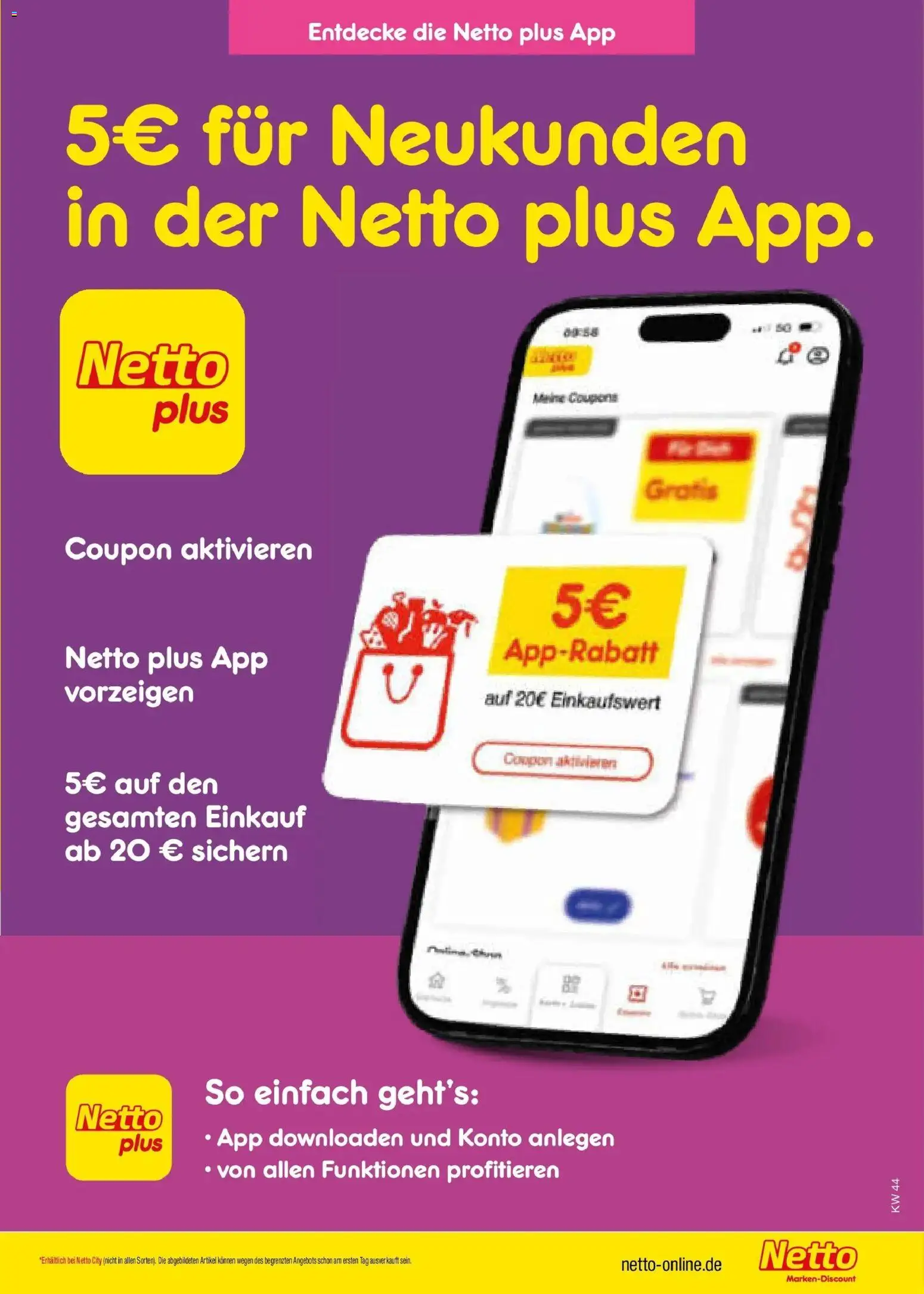 Vorschau von dem Prospekt des Geschäftes Netto Marken-Discount, gültig ab dem 28.10.2026